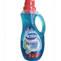 مایع لباسشویی پلی واش آبی اکتیو 1500 گرمی