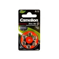 باتری لیتیومی سمعکی A13 Camelion کاملیون 6 عددی